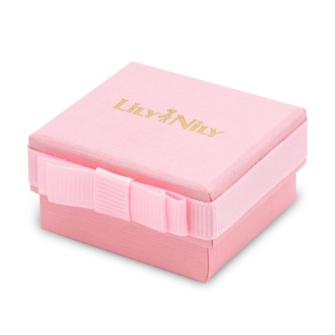 Lily Nily Inlaid Pink Heart Studs